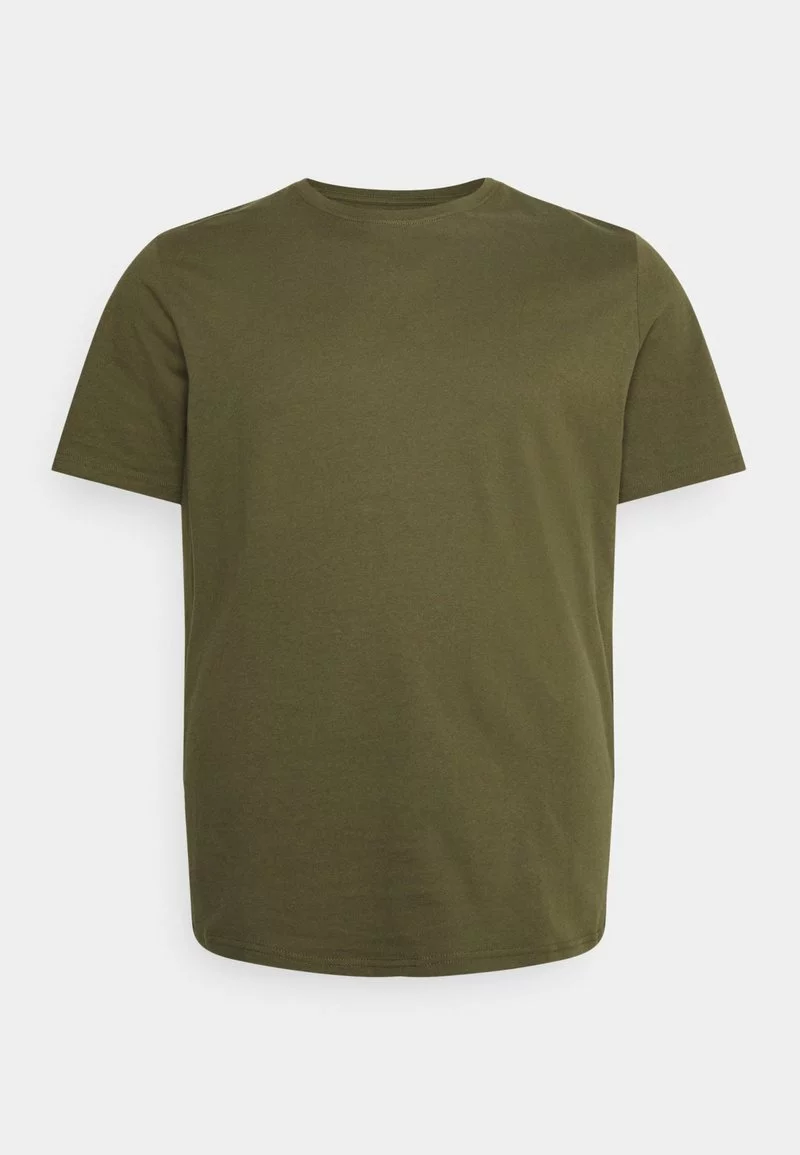 Pier One Uomo 3 PACK - T-shirt Basic - Olive/dark Blue/grey 4 Pier One Uomo 3 PACK - T-shirt Basic - Olive/dark Blue/grey - immagine 2