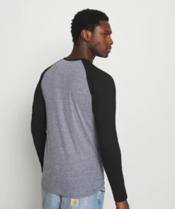 Pier One Uomo Maglietta A Manica Lunga - Blue -Moda Perfetta 26b9ef585a52469c90536b07aa28880d