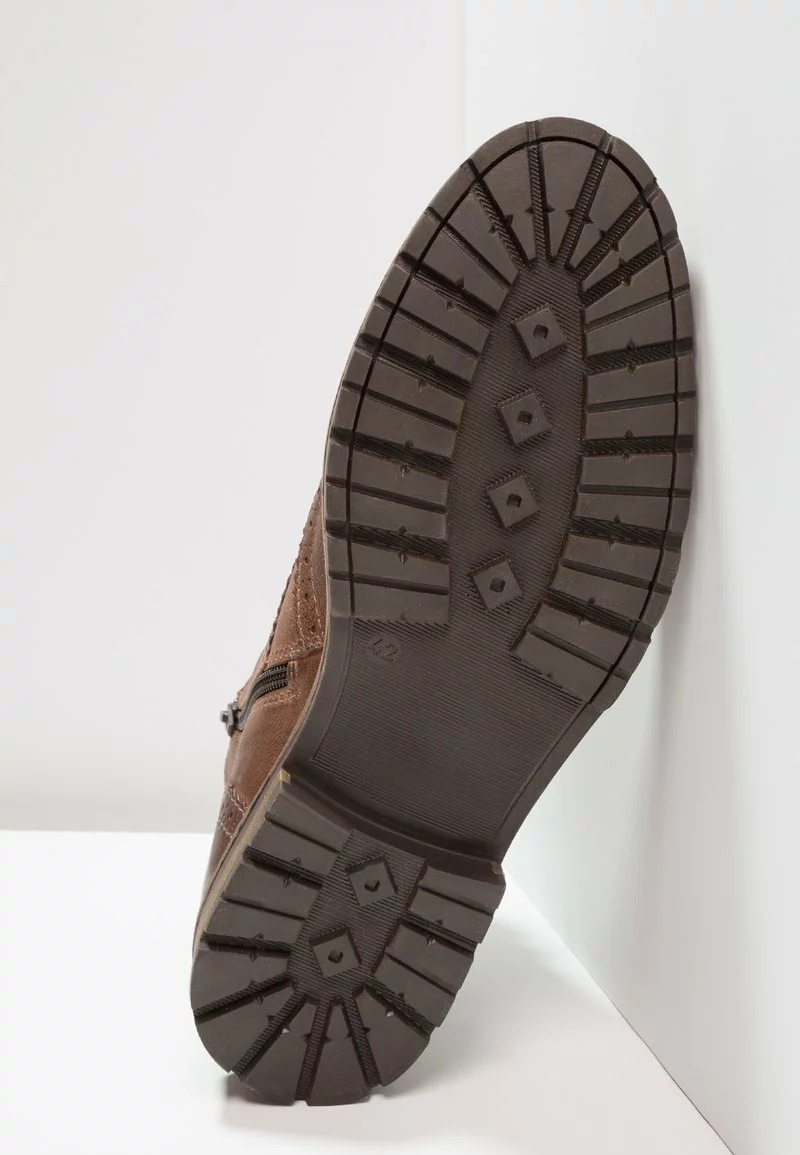 Pier One Uomo Stivaletti Stringati - Cognac 7 Pier One Uomo Stivaletti Stringati - Cognac - immagine 5