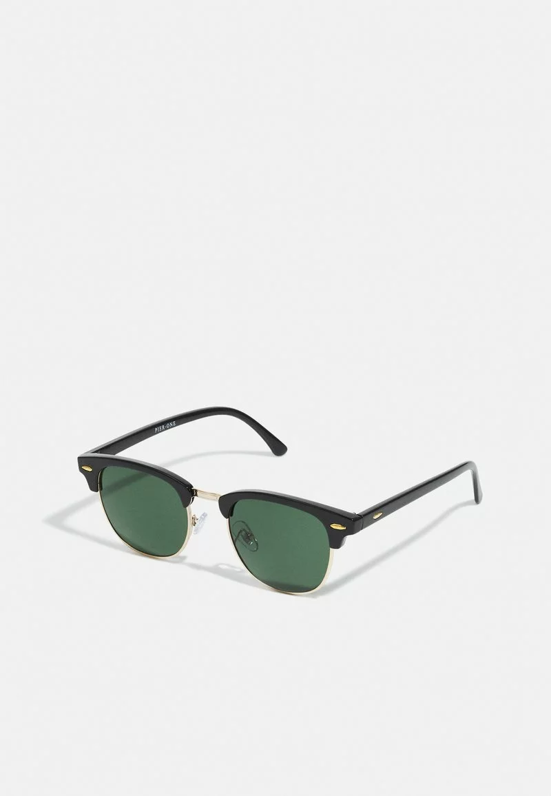 Pier One UNISEX - Occhiali Da Sole - Black/green 3 Pier One UNISEX - Occhiali Da Sole - Black/green