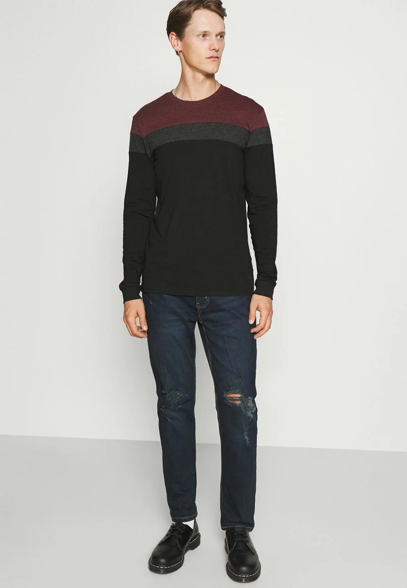 Pier One Uomo Maglietta A Manica Lunga - Bordeaux/dark 6 Pier One Uomo Maglietta A Manica Lunga - Bordeaux/dark - immagine 4