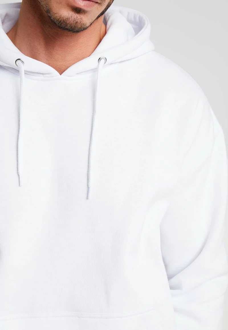 Pier One Uomo PLAIN SKATER HOODY - Felpa Con Cappuccio - White 8 Pier One Uomo PLAIN SKATER HOODY - Felpa Con Cappuccio - White - immagine 6