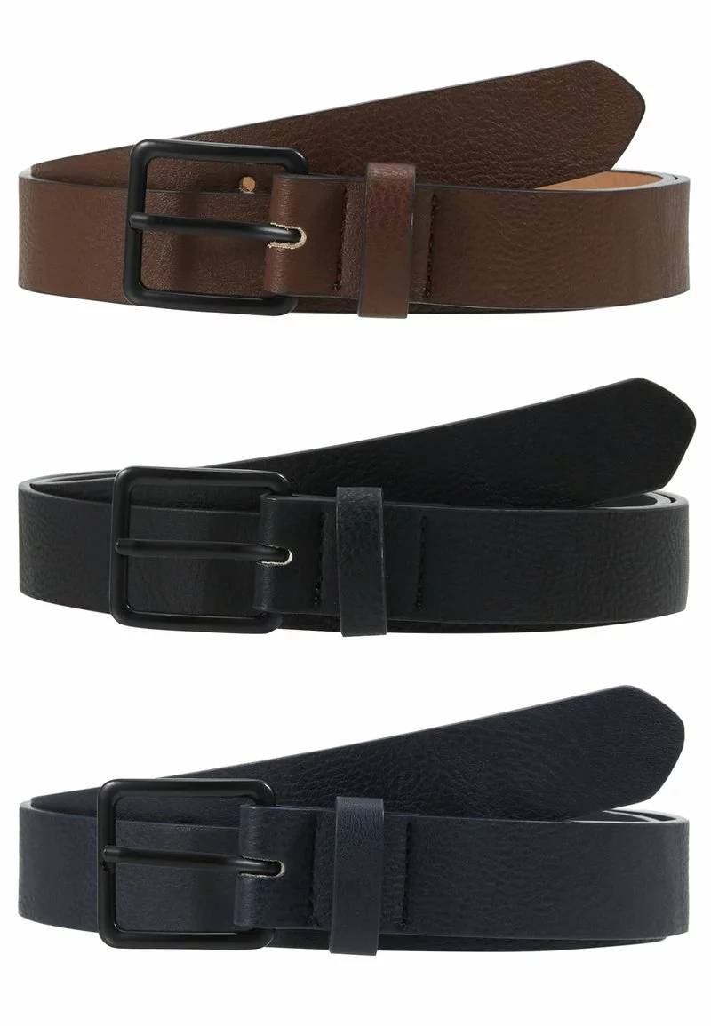 Pier One Uomo 3 PACK - Cintura - Dark Blue/black/brown 9 Pier One Uomo 3 PACK - Cintura - Dark Blue/black/brown - immagine 7