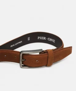 Pier One LEATHER UNISEX - Cintura - Cognac -Moda Perfetta 2a7a4da287ac4e3aa1f4ad0c94503e0d