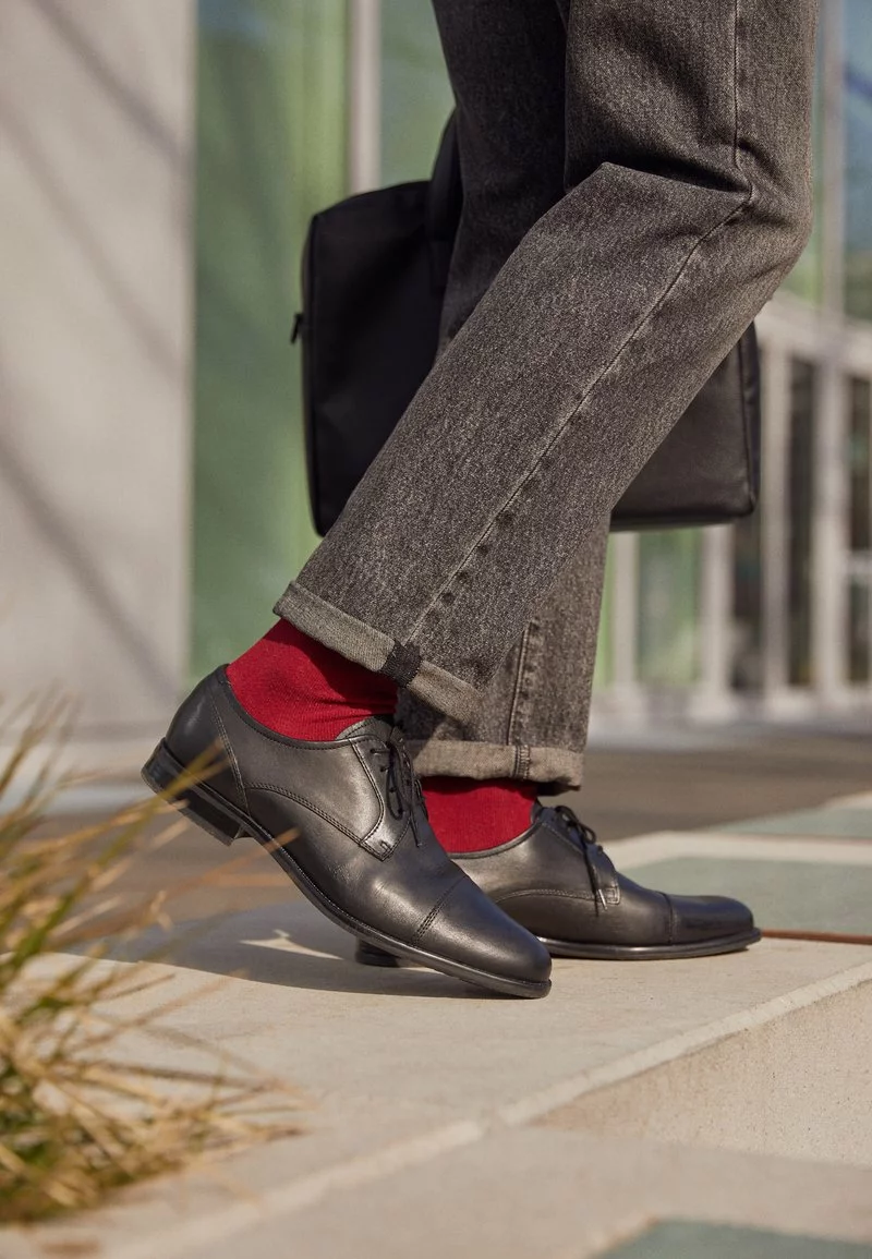 Pier One Uomo LEATHER - Stringate Eleganti - Black 5 Pier One Uomo LEATHER - Stringate Eleganti - Black - immagine 3