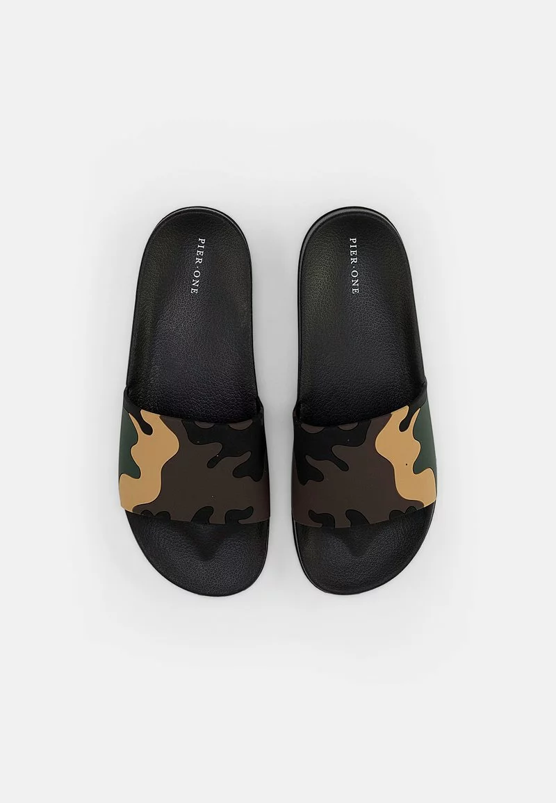 Pier One UNISEX - Sandali Da Bagno - Black Olive 6 Pier One UNISEX - Sandali Da Bagno - Black Olive - immagine 4