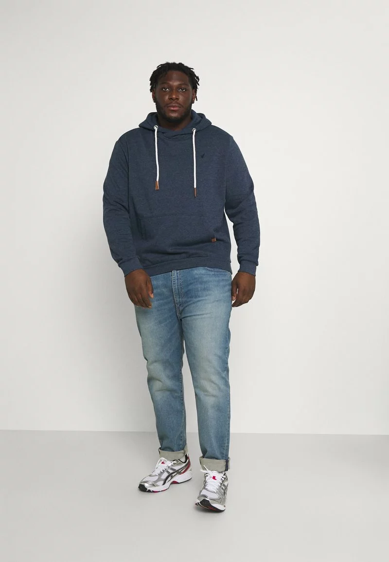 Pier One Uomo Felpa Con Cappuccio - Dark Blue 4 Pier One Uomo Felpa Con Cappuccio - Dark Blue - immagine 2