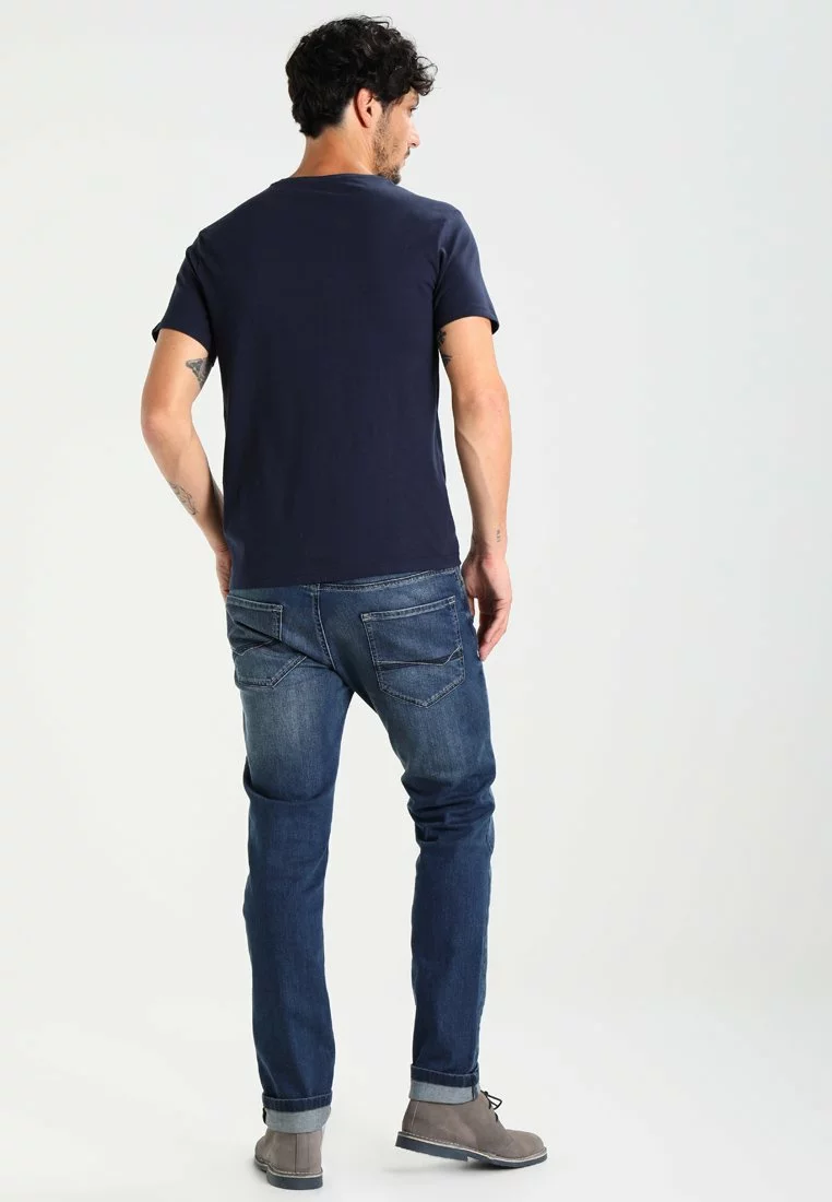 Pier One Uomo T-shirt Basic - Dark Blue 5 Pier One Uomo T-shirt Basic - Dark Blue - immagine 3