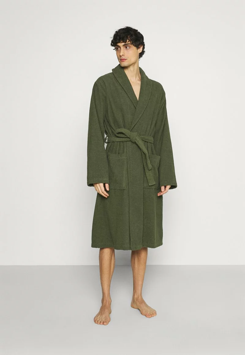 Pier One Uomo Accappatoio - Khaki 4 Pier One Uomo Accappatoio - Khaki - immagine 2