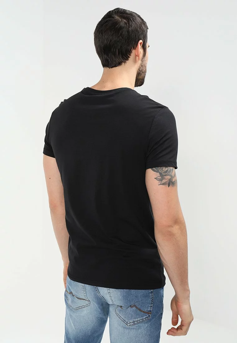 Pier One Uomo 2 PACK - T-shirt Basic - Black 5 Pier One Uomo 2 PACK - T-shirt Basic - Black - immagine 3