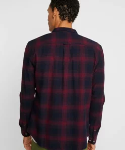 Pier One Uomo Camicia - Bordeaux -Moda Perfetta 2d92df123c1c493c84d6b0c65294e63e