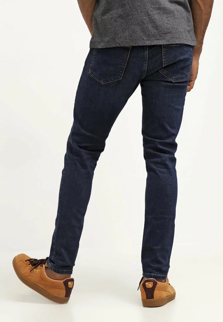 Pier One Uomo DISTRESSED DENIM SLIM FIT - Jeans Slim Fit - Dark Blue Denim 5 Pier One Uomo DISTRESSED DENIM SLIM FIT - Jeans Slim Fit - Dark Blue Denim - immagine 3