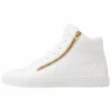 Pier One UNISEX - Sneakers Alte - White/gold-coloured 1 Pier One UNISEX - Sneakers Alte - White/gold-coloured -Moda Perfetta 2eb60e690c57403a8fbe9a39ac01215d