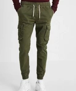 Pier One Uomo Pantaloni Cargo - Khaki
