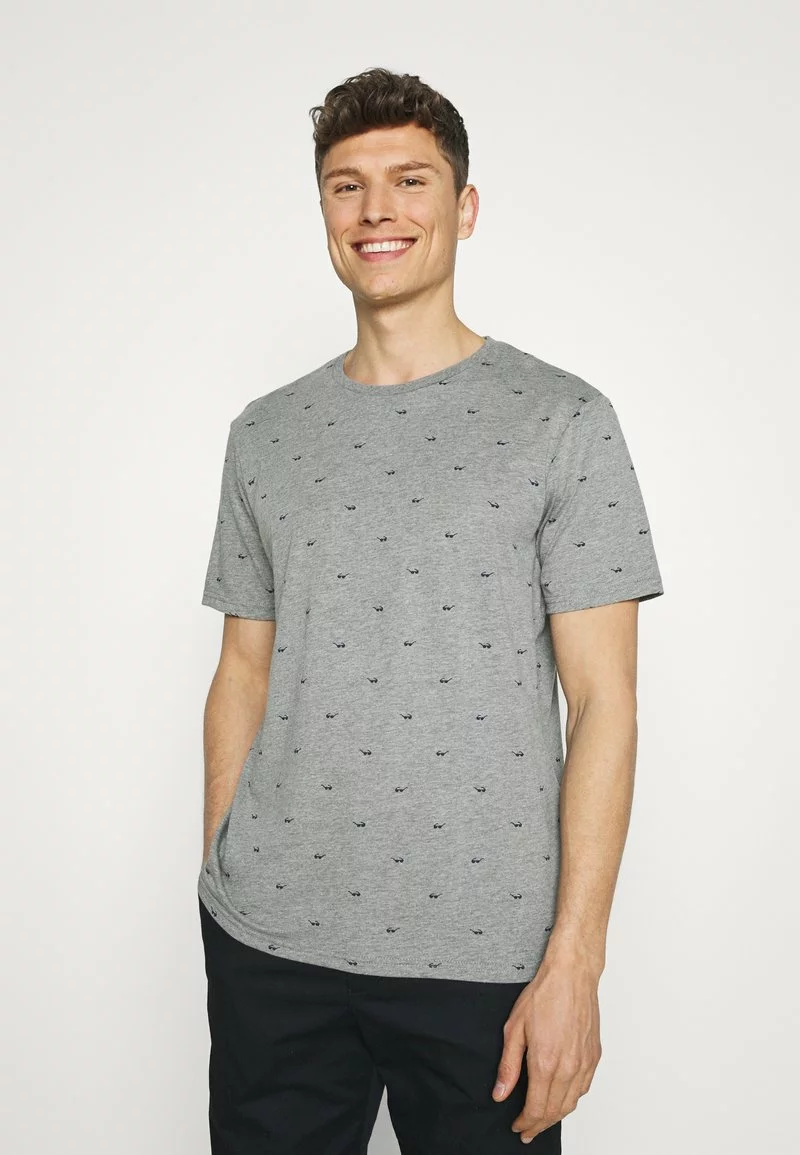 Pier One Uomo T-shirt Con Stampa - Grey 3 Pier One Uomo T-shirt Con Stampa - Grey