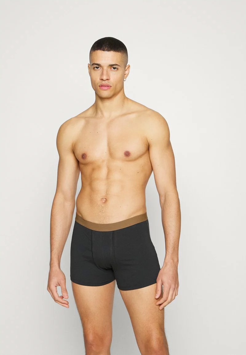 Pier One Uomo 3 PACK - Culotte - Black/grey/light Green 3 Pier One Uomo 3 PACK - Culotte - Black/grey/light Green