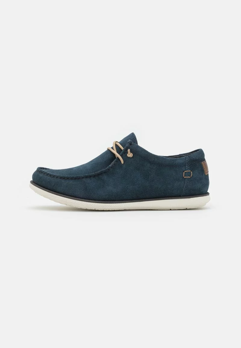 Pier One Uomo LEATHER - Stringate Sportive - Dark Blue 3 Pier One Uomo LEATHER - Stringate Sportive - Dark Blue
