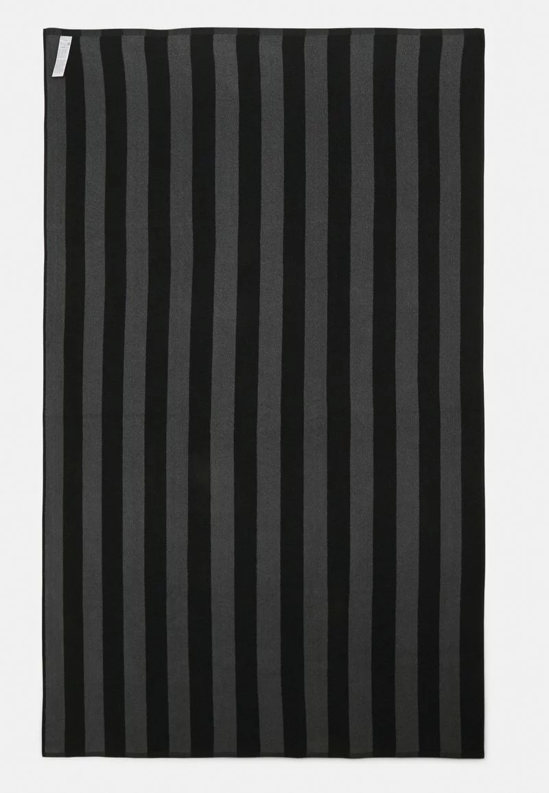 Pier One Uomo BEACH TOWEL 180x100CM 500 GSM - Telo Mare - Black/dark Grey 3 Pier One Uomo BEACH TOWEL 180x100CM 500 GSM - Telo Mare - Black/dark Grey - immagine 2