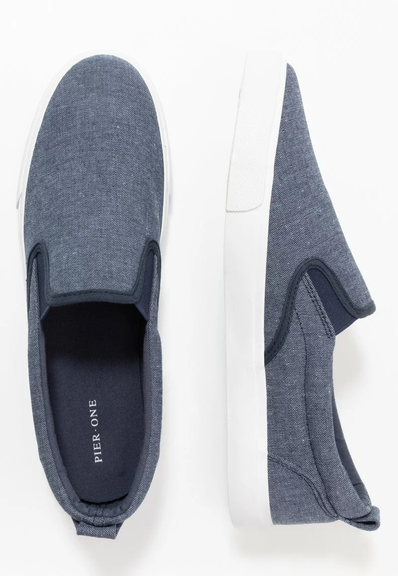 Pier One UNISEX - Scarpe Senza Lacci - Dark Blue 4 Pier One UNISEX - Scarpe Senza Lacci - Dark Blue - immagine 2