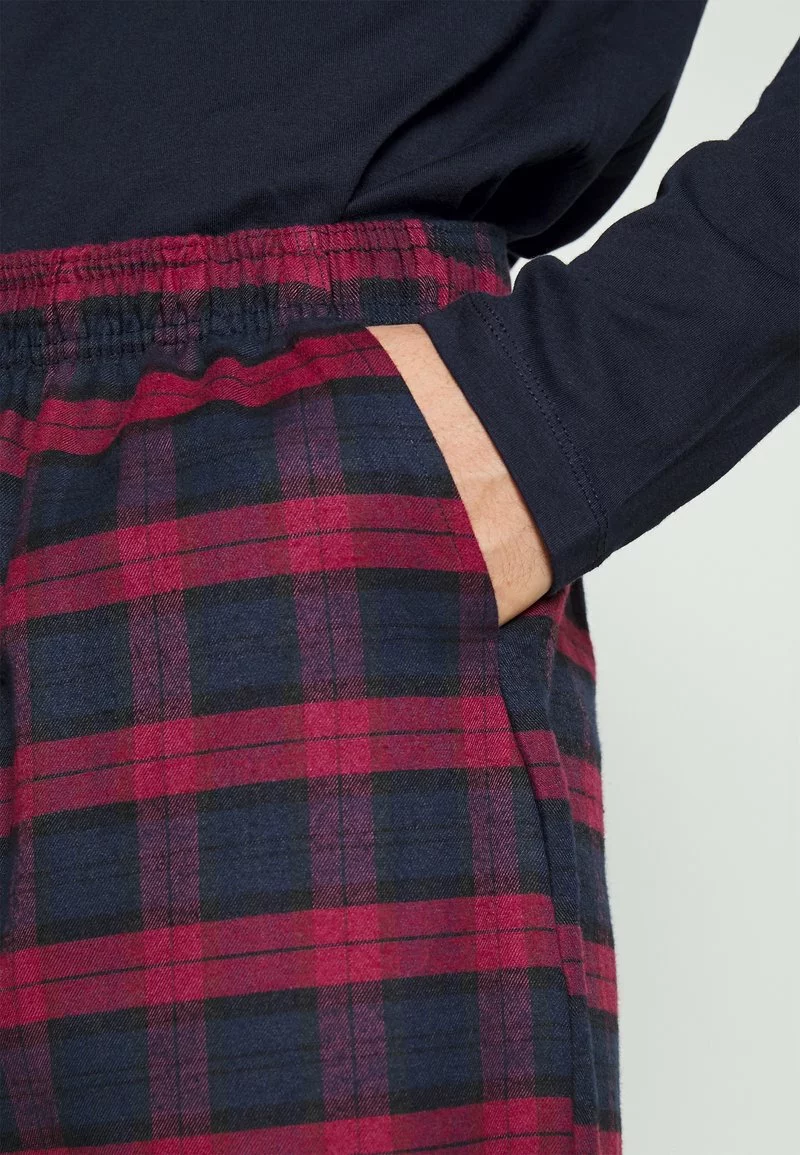 Pier One Uomo Pigiama - Dark Blue/bordeaux 8 Pier One Uomo Pigiama - Dark Blue/bordeaux - immagine 6