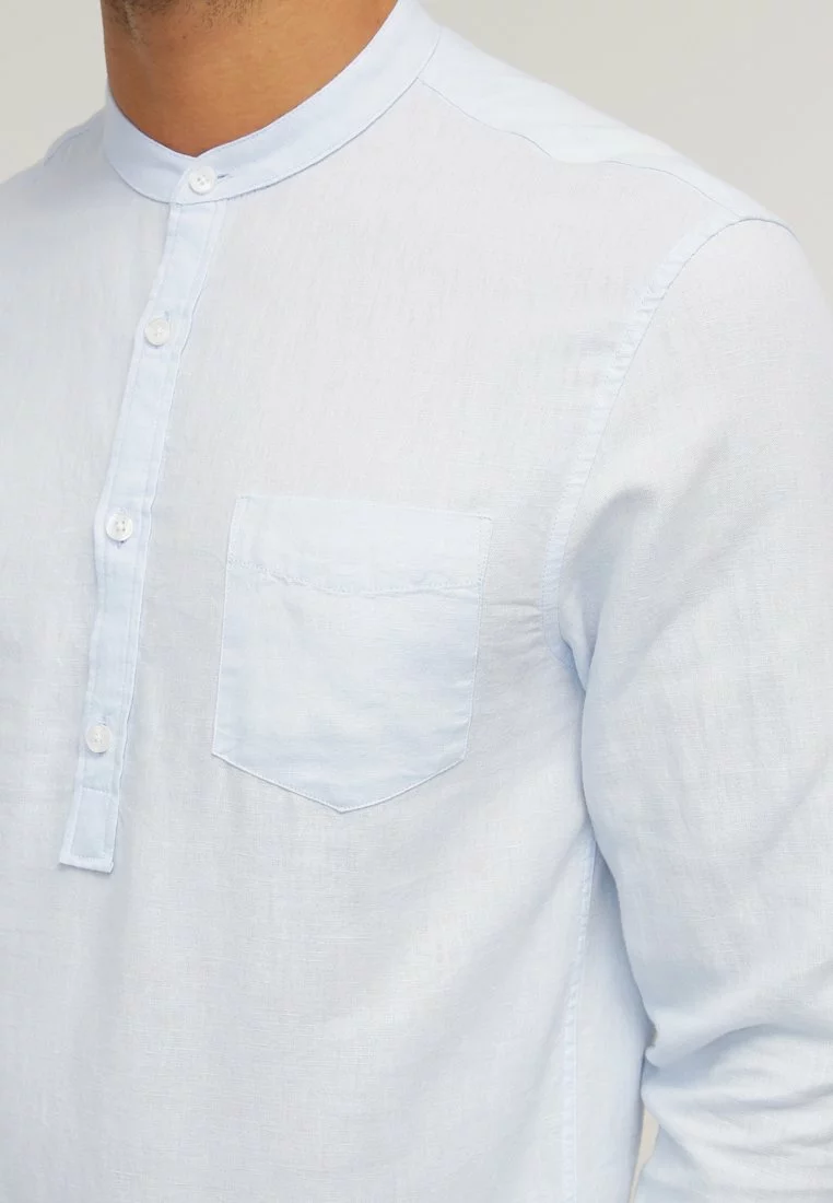 Pier One Uomo Camicia - Light Blue 7 Pier One Uomo Camicia - Light Blue - immagine 5