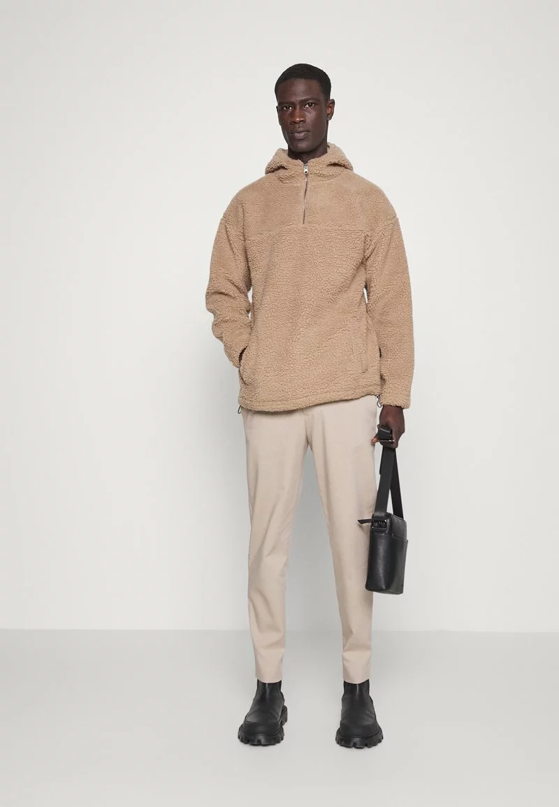 Pier One Uomo Felpa Con Cappuccio - Beige 4 Pier One Uomo Felpa Con Cappuccio - Beige - immagine 2