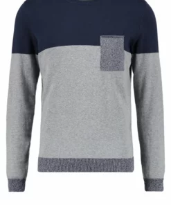 Pier One Uomo Maglione - Mottled Grey/dark Blue 10 Pier One Uomo Maglione - Mottled Grey/dark Blue -Moda Perfetta 34429dc16f56418082d87596944cbb24