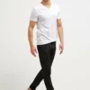 Pier One Uomo 2 PACK - T-shirt Basic - White/black 2 Pier One Uomo 2 PACK - T-shirt Basic - White/black -Moda Perfetta 357bed3643804e7e9b61006712661f33