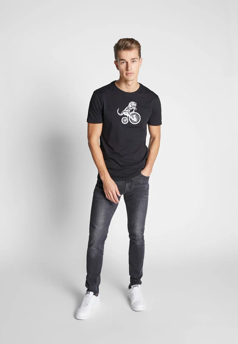 Pier One Uomo T-shirt Con Stampa - Black 4 Pier One Uomo T-shirt Con Stampa - Black - immagine 2