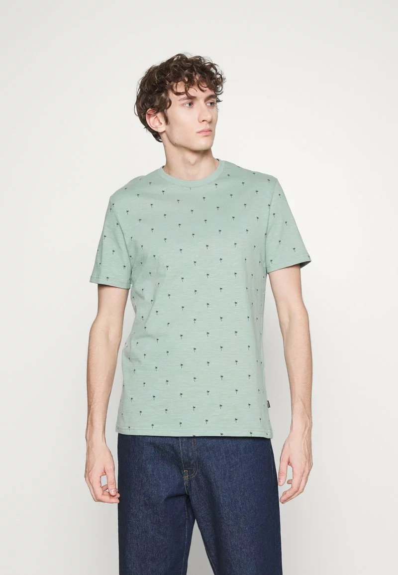 Pier One Uomo T-shirt Con Stampa - Green 3 Pier One Uomo T-shirt Con Stampa - Green