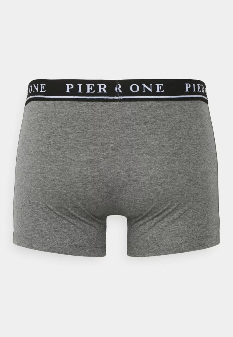 Pier One Uomo 5 PACK - Culotte - Black/mottled Dark Grey 5 Pier One Uomo 5 PACK - Culotte - Black/mottled Dark Grey - immagine 3