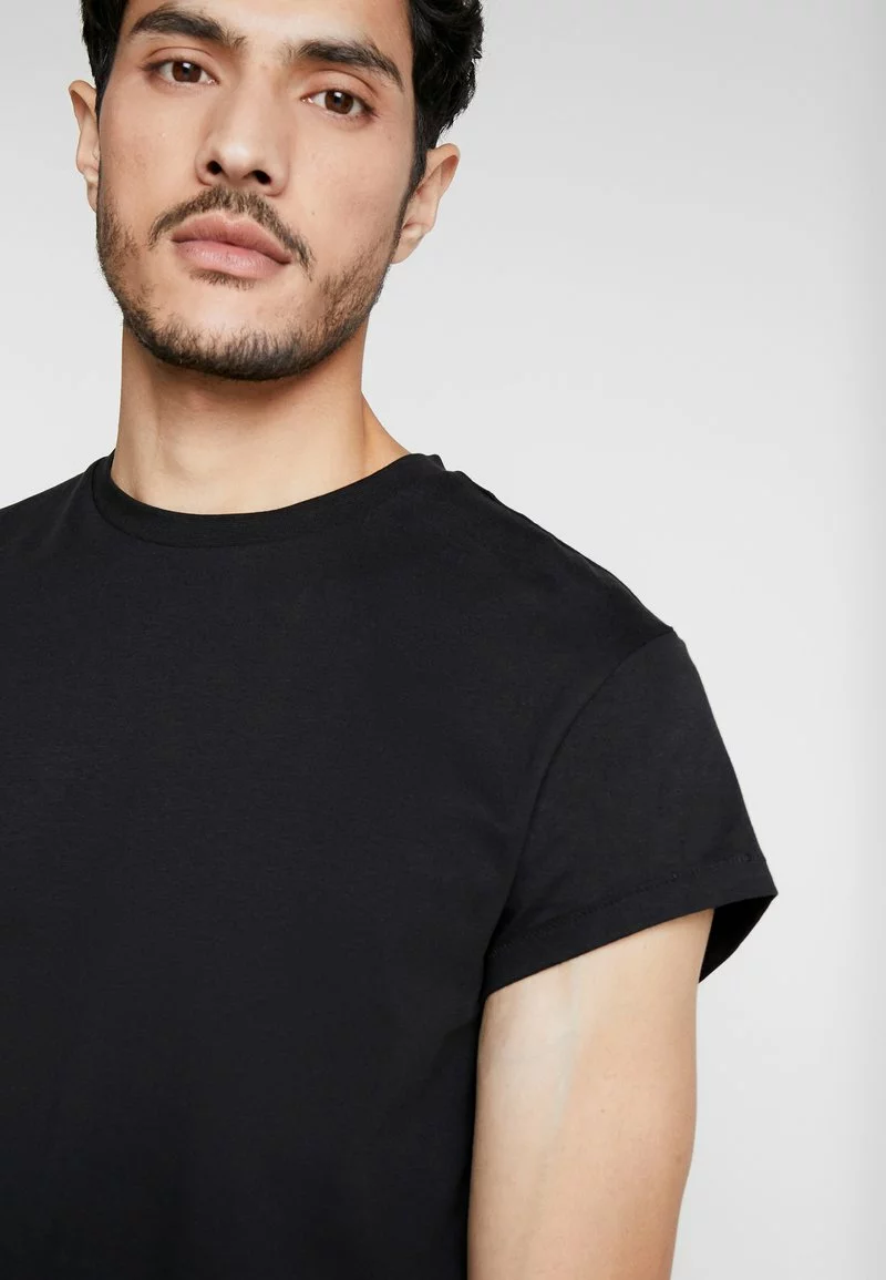 Pier One Uomo T-shirt Basic - Black 7 Pier One Uomo T-shirt Basic - Black - immagine 5