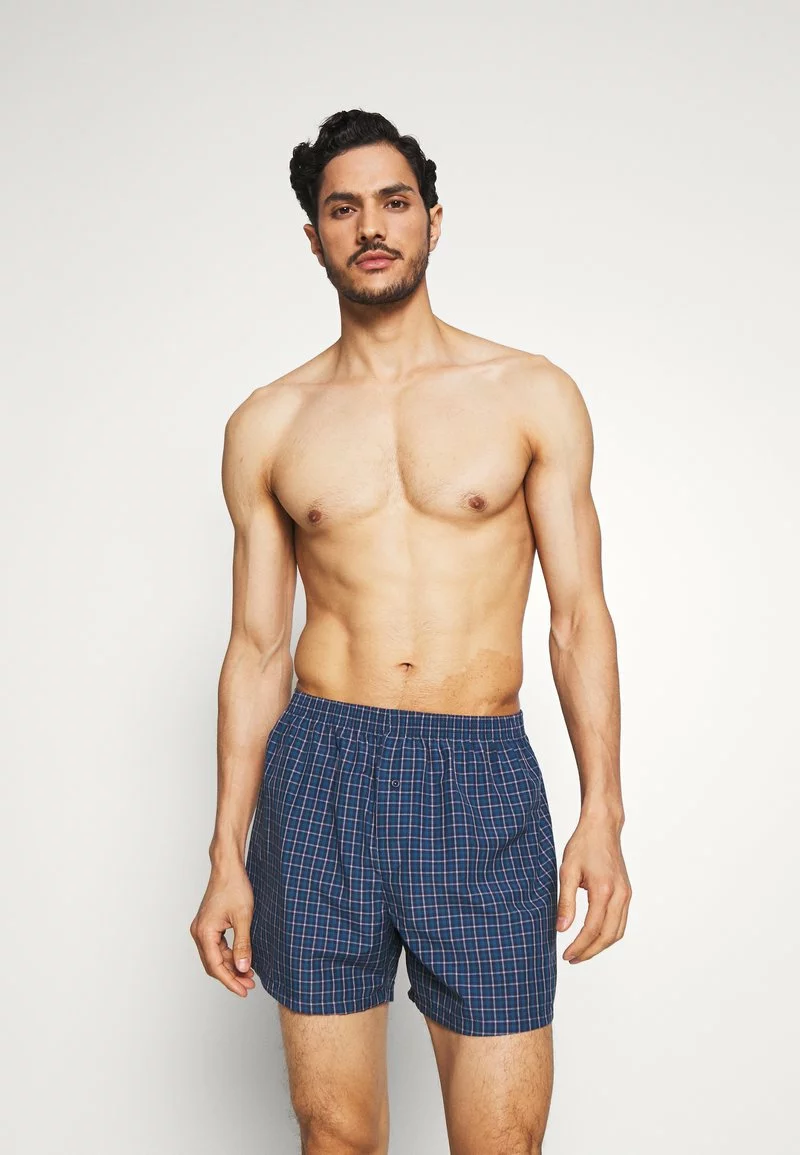 Pier One Uomo 5 PACK - Boxer - Dark Blue/blue 3 Pier One Uomo 5 PACK - Boxer - Dark Blue/blue
