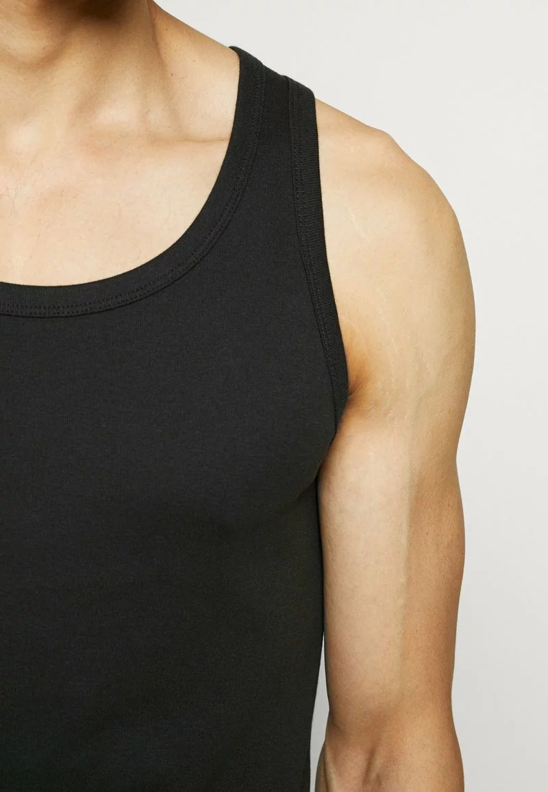 Pier One Uomo 3 PACK - Maglietta Intima - Black/grey/white 9 Pier One Uomo 3 PACK - Maglietta Intima - Black/grey/white - immagine 7