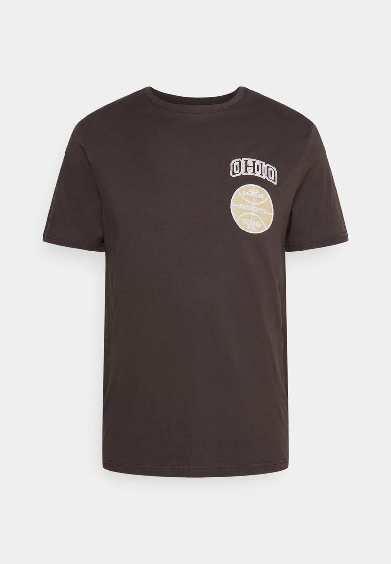 Pier One Unisex GRAPHIC T-SHIRT - T-shirt Basic - Brown 8 Pier One Unisex GRAPHIC T-SHIRT - T-shirt Basic - Brown - immagine 8