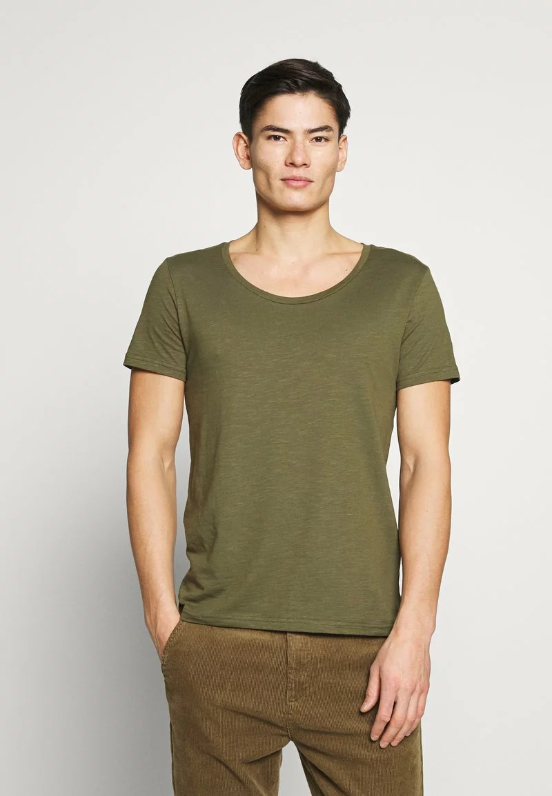 Pier One Uomo T-shirt Basic - Khaki 3 Pier One Uomo T-shirt Basic - Khaki