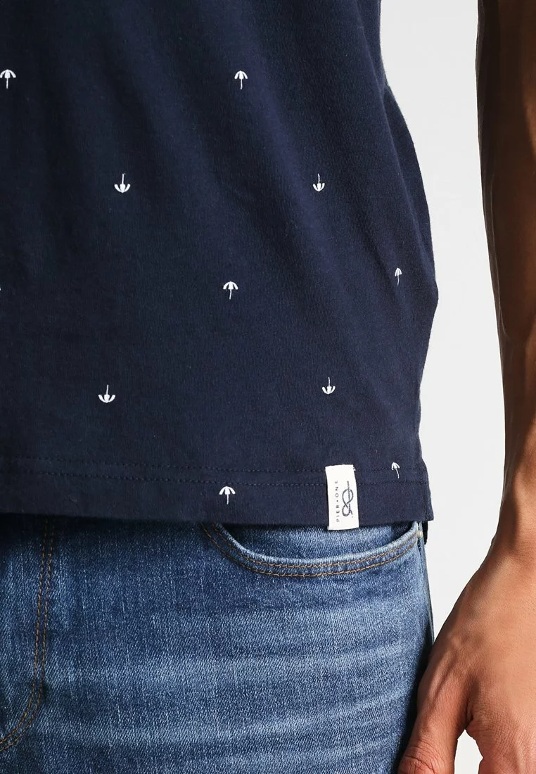 Pier One Uomo T-shirt Con Stampa - Navy 6 Pier One Uomo T-shirt Con Stampa - Navy - immagine 4