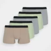 Pier One Uomo 5 PACK - Culotte - Grey/light Green/beige