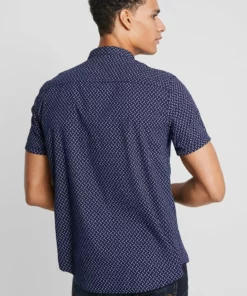 Pier One Uomo Camicia - Dark Blue -Moda Perfetta 3c56141230ae419da6fbfeb931be8c55