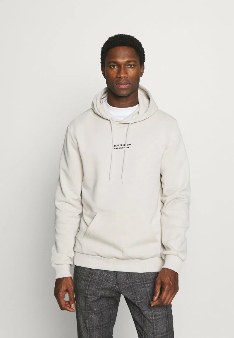 Pier One Uomo Felpa Con Cappuccio - Beige 3 Pier One Uomo Felpa Con Cappuccio - Beige