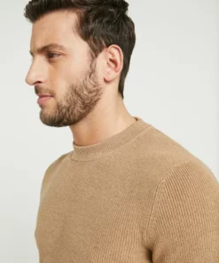 Pier One Uomo Maglione - Camel -Moda Perfetta 3d82227078be48238c45536531ed6056