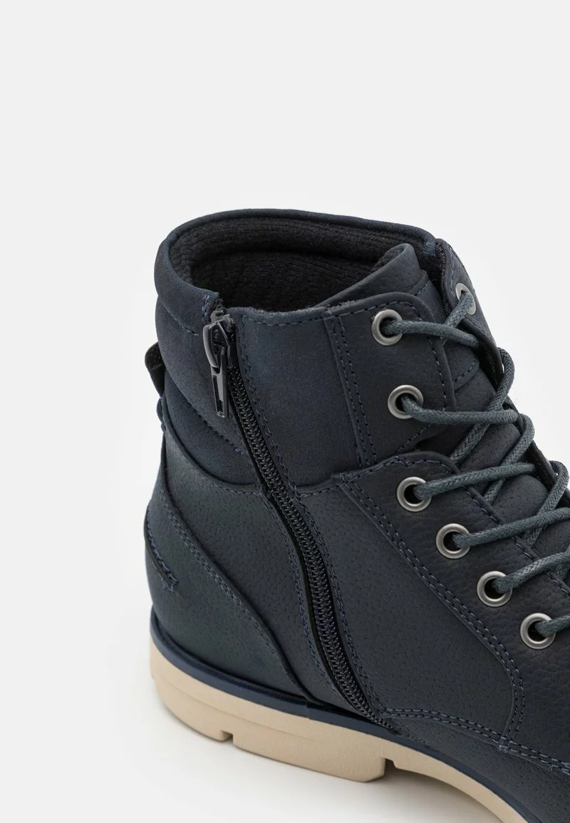 Pier One Uomo Stivaletti Stringati - Dark Blue 8 Pier One Uomo Stivaletti Stringati - Dark Blue - immagine 6