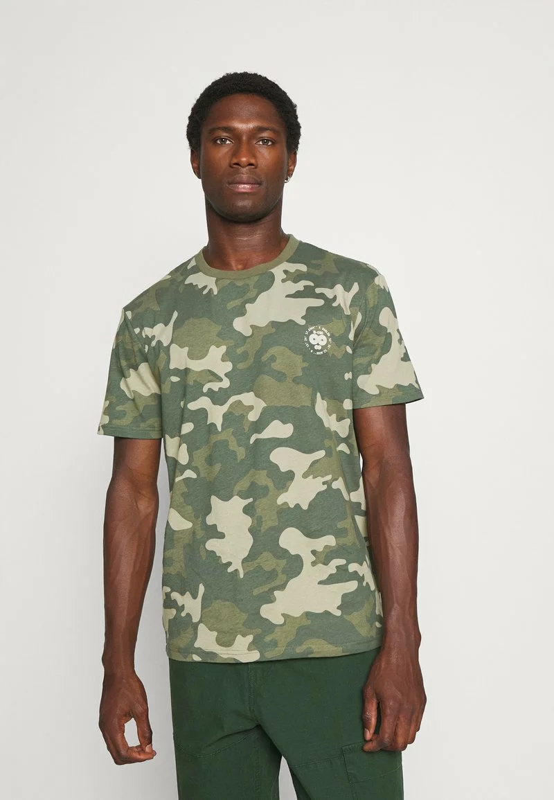 Pier One Uomo T-shirt Con Stampa - Dark Green 3 Pier One Uomo T-shirt Con Stampa - Dark Green