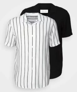 Pier One Uomo 2 PACK - Camicia - Black/white 22 Pier One Uomo 2 PACK - Camicia - Black/white -Moda Perfetta 3fe10c51a5864c25954f7afee7966589