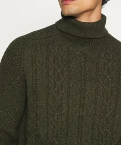 Pier One Uomo NEW CABLE TURTLENECK JUMPER - Maglione - Mottled Olive 11 Pier One Uomo NEW CABLE TURTLENECK JUMPER - Maglione - Mottled Olive -Moda Perfetta 4022079f625f4f83ba5d3b7e34b8d34c