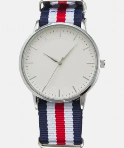 Pier One UNISEX - Orologio - Silver/blue/red