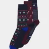 Pier One Uomo XMAS GIFT BOX 3 PACK - Calze - Dark Blue/bordeaux/red 1 Pier One Uomo XMAS GIFT BOX 3 PACK - Calze - Dark Blue/bordeaux/red -Moda Perfetta 43ef96180f1f4cde8bf712b75f0eca23