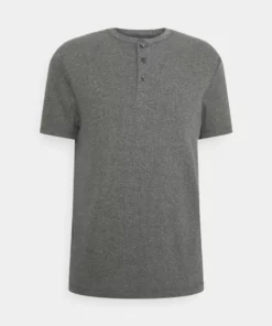 Pier One Uomo LOUNGE HENLEY TEE - Maglia Del Pigiama - Mottled Dark Grey 13 Pier One Uomo LOUNGE HENLEY TEE - Maglia Del Pigiama - Mottled Dark Grey -Moda Perfetta 448918778b5f4e16902c8c05eea89c43