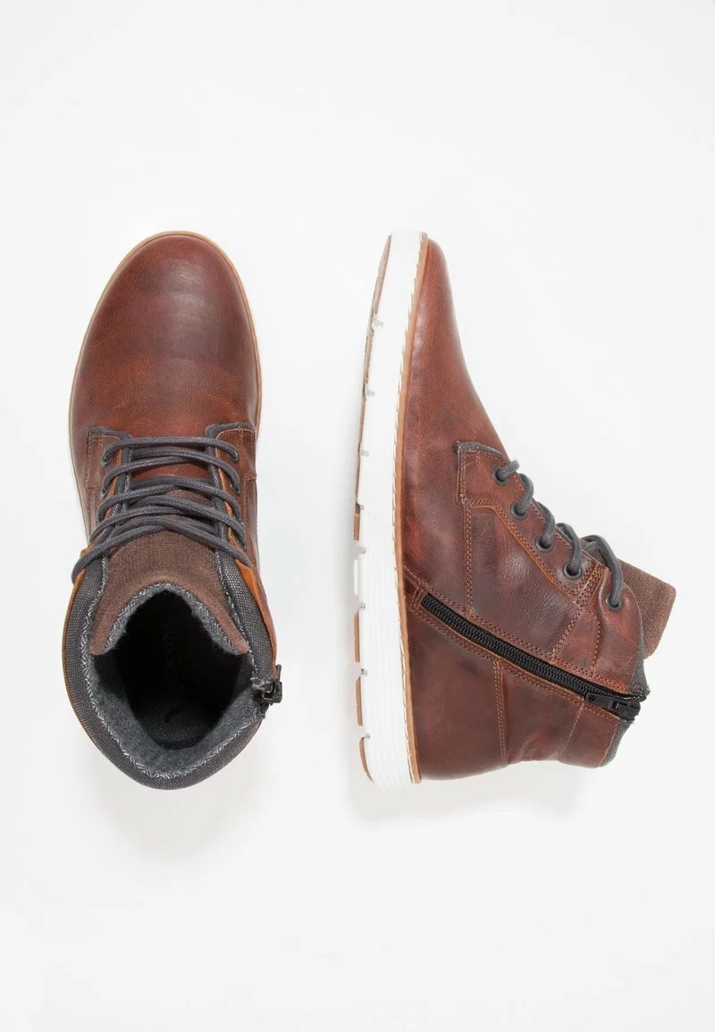 Pier One Uomo LEATHER - Stivaletti Stringati - Dark Brown 4 Pier One Uomo LEATHER - Stivaletti Stringati - Dark Brown - immagine 2