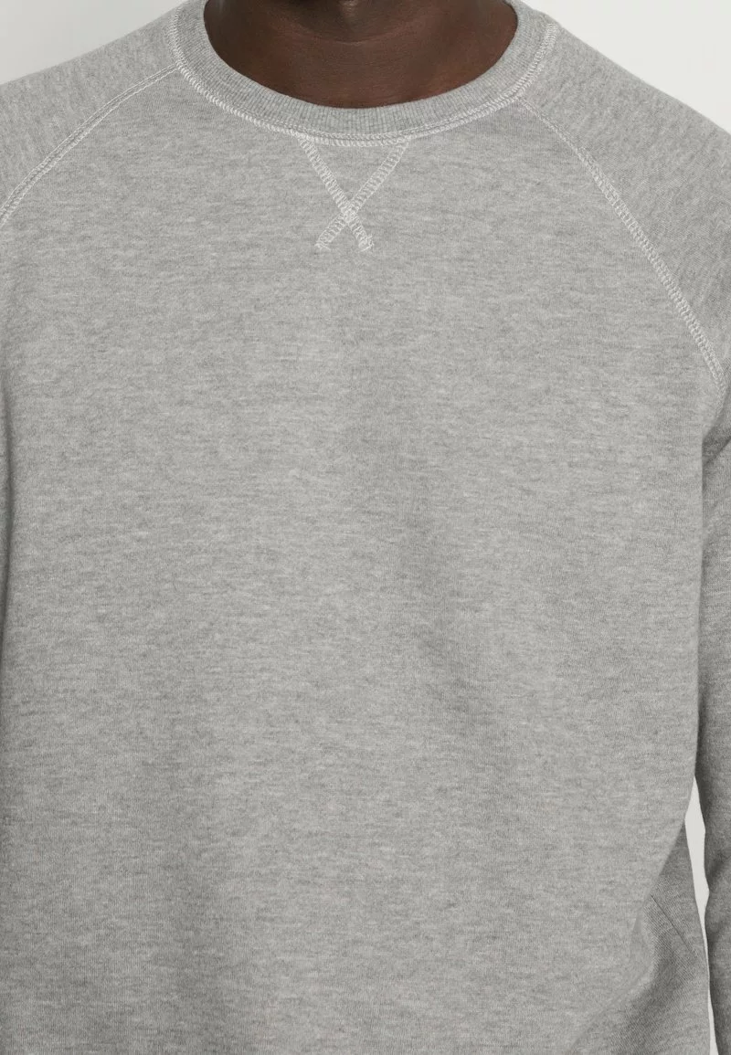 Pier One Uomo 2er Pack CREW NECK - Felpa - Mottled Light Grey/black 8 Pier One Uomo 2er Pack CREW NECK - Felpa - Mottled Light Grey/black - immagine 6